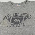 Vintage 70's Champion Blue Bar Highland Springs Football T-Shirt