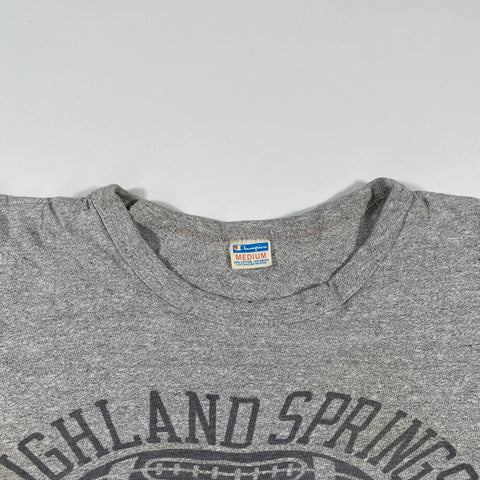 Vintage 70's Champion Blue Bar Highland Springs Football T-Shirt