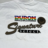 Vintage 90s Duron Paints & Wallcoverings Logo White T-Shirt