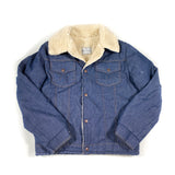 Vintage 80's Raritan Sportswear Sherpa Lined Denim Jacket