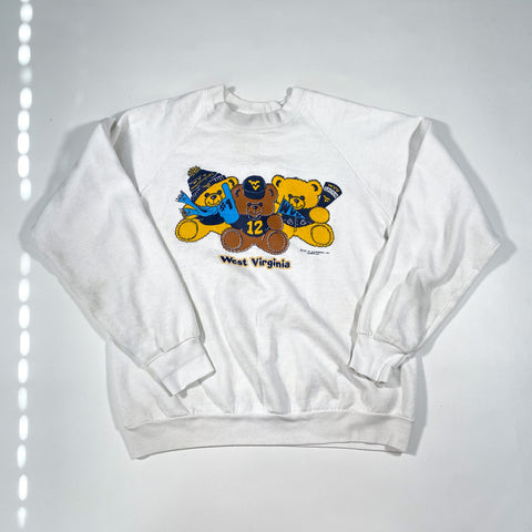 Vintage 1987 West Virginia University Bears Crewneck Sweatshirt