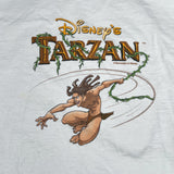 Vintage 1999 Disney Tarzan Movie Promo White T-Shirt