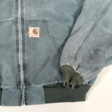 Vintage 1999 Carhartt J06 HTG Hunter Green Active Work Jacket