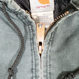 Vintage 1999 Carhartt J06 HTG Hunter Green Active Work Jacket