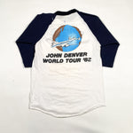 Vintage 1982 John Denver World Tour Band T-Shirt