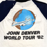 Vintage 1982 John Denver World Tour Band T-Shirt