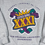 Vintage 1996 Starter Super Bowl XXXI Crewneck Sweatshirt