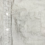 Vintage 90's Brooks Brothers Olive Linen Button-Up Shirt