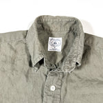 Vintage 90's Brooks Brothers Olive Linen Button-Up Shirt