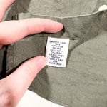 Vintage 90's Brooks Brothers Olive Linen Button-Up Shirt