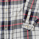 Vintage 90's Izod Plaid Flannel Button-Up Shirt