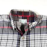 Vintage 90's Izod Plaid Flannel Button-Up Shirt