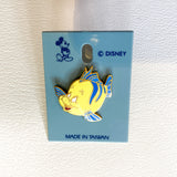 Vintage 90's Disney Little Mermaid Flounder Enamel Pin