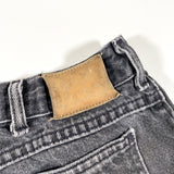 Vintage 80's LEE Black Denim Cutoff Jean Shorts