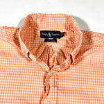 Vintage 80’s Ralph Lauren Blaire Orange Gingham Shirt