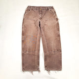 Vintage Y2K Carhartt Brown Double Knee Pants