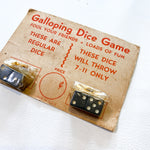 Vintage 50's Galloping Dice Novelty Toy