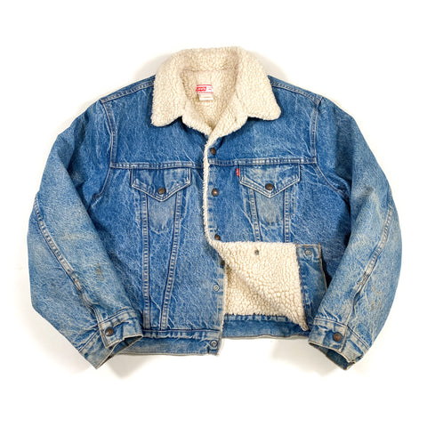 Vintage 80's Levi's Sherpa Lined Trucker Jacket