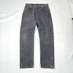 Vintage 90's Wrangler Authentic Black Straight Leg Denim Jeans