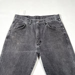 Vintage 90's Wrangler Authentic Black Straight Leg Denim Jeans