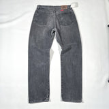 Vintage 90's Wrangler Authentic Black Straight Leg Denim Jeans