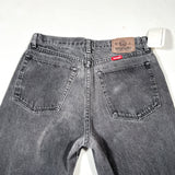 Vintage 90's Wrangler Authentic Black Straight Leg Denim Jeans