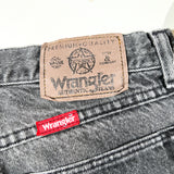 Vintage 90's Wrangler Authentic Black Straight Leg Denim Jeans