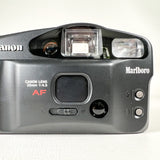 Vintage 90s Canon Sure Shot Owl Marlboro 35mm Film Camera