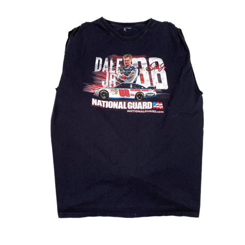 Vintage Y2K Dale JR National Guard NASCAR Sleeveless Shirt