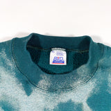 Vintage 90's Bleach Tie Dye Crewneck Sweatshirt