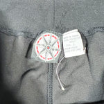 Vintage 1997 Compass Black Fleece Drawstring Sweatpants