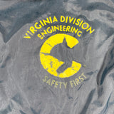 Vintage 80's Chessie Railroad Virginia Windbreaker Jacket