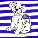 Vintage 90's 101 Dalmatians Striped T-Shirt