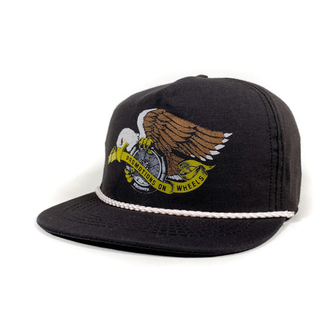 Vintage 80's Promotions on Wheels Eagle Biker Hat