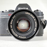 Vintage Konica Autoreflex TC 50mm f/1.7 35mm Film Camera