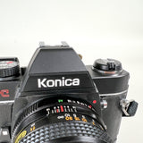 Vintage Konica Autoreflex TC 50mm f/1.7 35mm Film Camera