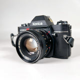 Vintage Konica Autoreflex TC 50mm f/1.7 35mm Film Camera
