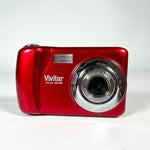 Modern 2011 Vivitar ViviCam X014N Red Digital Camera