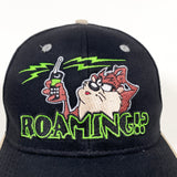 Vintage 1998 Taz Cell Phone Roaming Looney Tunes Hat