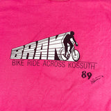 Vintage 1989 BRAK Bike ride Across Kossuth T-Shirt