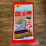 Vintage 1995 Snap-On Tools Super Speedway Beach Towel