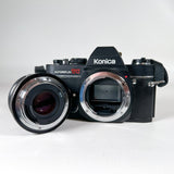 Vintage Konica Autoreflex TC 50mm f/1.7 35mm Film Camera