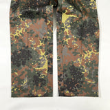 Modern Y2K German Flecktarn Camo Military Cargo Pants