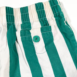 Vintage 90's Express Boys Youth Green Striped Cotton Shorts