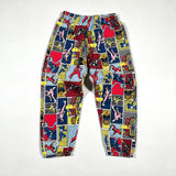 Vintage 1994 Power Rangers Comic Print Fleece Sweatpants