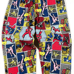 Vintage 1994 Power Rangers Comic Print Fleece Sweatpants