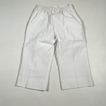 Vintage 80's Youth White Pleated Cotton Dressy Pants