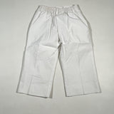 Vintage 80's Youth White Pleated Cotton Dressy Pants