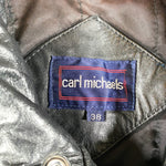 Vintage 80's Carl Michaels Black Leather Jacket