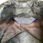 Vintage 80's Carl Michaels Black Leather Jacket